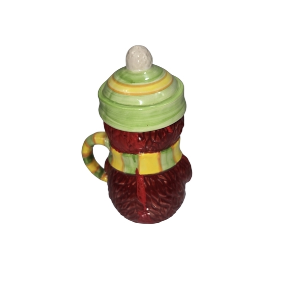 Vtg Sesame Street Elmo Jar Mug with Lid & Handle 2006 Read Below - Picture 4 of 16